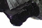 Deep Purple, Cubic Fluorite Crystal Cluster - Elmwood Mine #153329-2